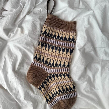 Celeste Christmas Stocking | PetiteKnit | Printed Pattern in option at Knit With Me yarn shop