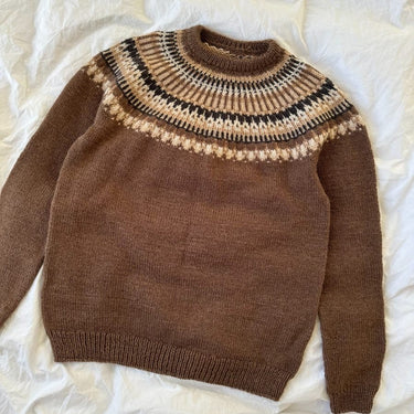 Celeste Sweater Man | PetiteKnit | Printed Pattern in option at Knit With Me yarn shop
