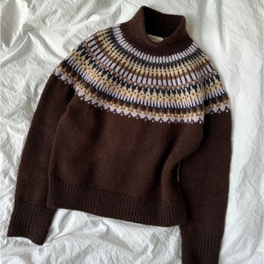 Celeste Sweater | PetiteKnit | Printed Pattern in option at Knit With Me yarn shop