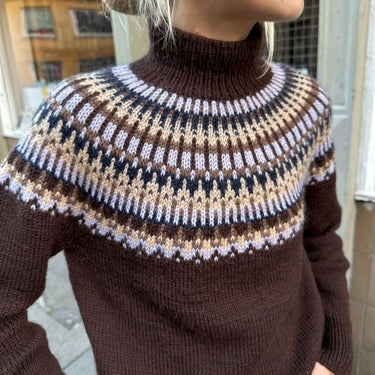 Celeste Sweater | PetiteKnit | Printed Pattern in option at Knit With Me yarn shop