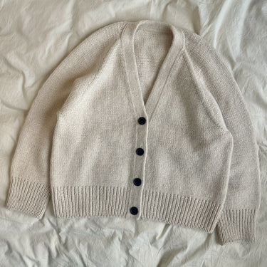 Champagne Cardigan | PetiteKnit | Printed Pattern in option at Knit With Me yarn shop