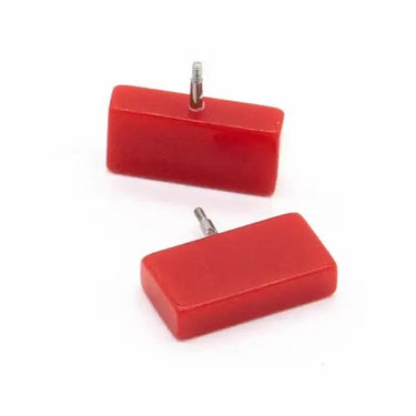 ChiaoGoo End Stoppers for knitting cables in red, pack of 2, used to secure stitches during travel or while switching projects.