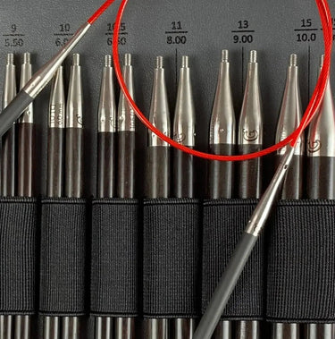 ChiaoGoo | Forté 2 Set | Luxury Interchangeable Needles, , ChiaoGoo Forté 2 features carbon fibre & blackwood tips, SWIV360 cables, & premium tools in a REACH-compliant case. The ultimate knitting set UK, Knit With Me