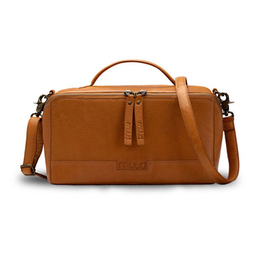 Cleo midi Project Bag | muud premier knitting accessories in Whisky option at Knit With Me yarn shop