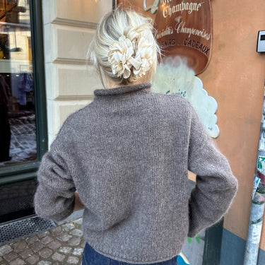 Cloud Sweater | PetiteKnit | Printed Pattern in option at Knit With Me yarn shop
