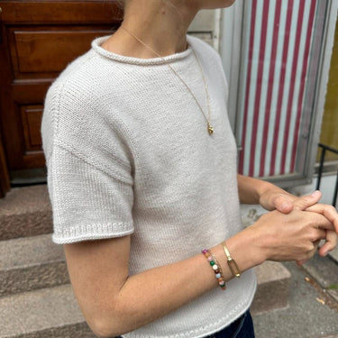 Cloud Tee | PetiteKnit | Printed Pattern in option at Knit With Me yarn shop