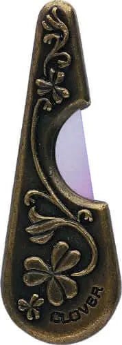 Clover Antique Yarn Threader | Easy Yarn Needle Threading, , Save time and frustration with the Clover Antique Yarn Threader. A compact, foldable tool that’s both practical and beautifully designed., Knit With Me