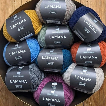 Lamana | Como | Super Fine Merino, Color: 72 Cherry Blossom, Lamana Como is ultra-soft merino wool, perfect for double knitting wool (DK wool) projects. This DK yarn offers warmth, lightness, and quality! 25g DK yarn, Knit With Me