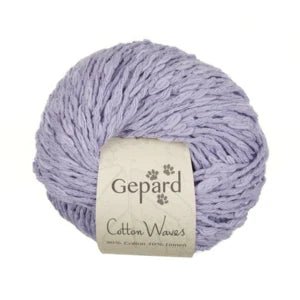 CottonWaves by Gepard | Chunky Cotton in 615 Icy Lilac option at Knit With Me yarn shop