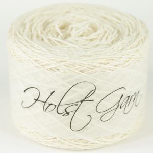 Holst Garn | Tides Yarn | Wool Silk Tweed Blend, Colour: Cream, Tweed-effect yarn in wool & silk—Tides is soft, drapey & ideal knitting wool UK for garments, lace & crochet. Blooms beautifully after washing., Knit With Me