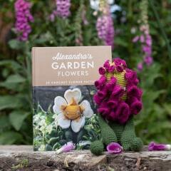 TOFT | Alexandra’s Garden Flowers Book | 30 Crochet Patterns, , Crochet 30 seasonal flowers with TOFT’s Alexandra’s Garden book. Includes patterns, tips & stunning photos—perfect UK gift for crafters., Knit With Me