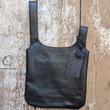Dzana Project Bag | muud premium knitting accessories in Black option at Knit With Me yarn shop