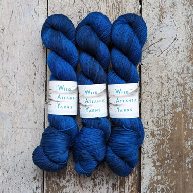 Wild Atlantic| Emer | Organic Merino Wool, Colour: The Gathering Storm, Emer is a beautifully squishable organic merino wool. This fine base is wonderfully soft, making it the perfect match for next to skin garments and accessories. 4-ply/fingering weight