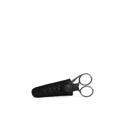 Espoo Scissor Case | muud premium accessories in Black option at Knit With Me yarn shop