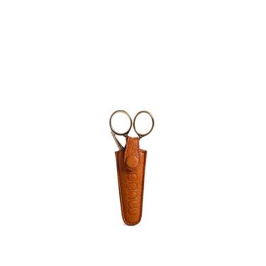 Espoo Scissor Case | muud premium accessories in Whisky option at Knit With Me yarn shop