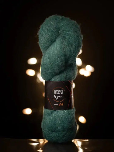 Fluff by Walcot x Les Garçons | Alpaca, Merino & Yak Blend, Color: Boréal, Discover Fluff yarn by Walcot Yarns & Les Garçons – a luxurious brushed blend of baby alpaca, merino, silk, and yak. Soft, sport weight yarn., Knit With Me