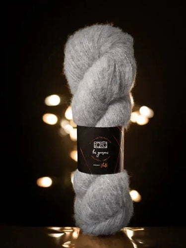 Fluff by Walcot x Les Garçons | Alpaca, Merino & Yak Blend, Color: Cold Rain, Discover Fluff yarn by Walcot Yarns & Les Garçons – a luxurious brushed blend of baby alpaca, merino, silk, and yak. Soft, sport weight yarn., Knit With Me