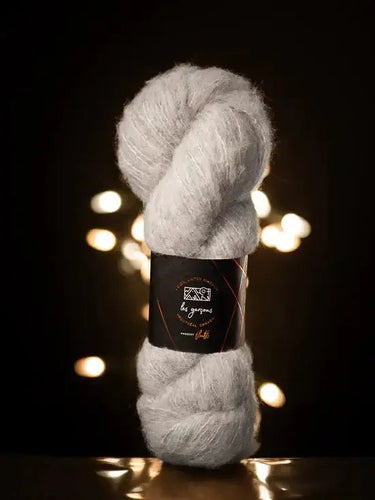 Fluff by Walcot x Les Garçons | Alpaca, Merino & Yak Blend, Color: Feather, Discover Fluff yarn by Walcot Yarns & Les Garçons – a luxurious brushed blend of baby alpaca, merino, silk, and yak. Soft, sport weight yarn., Knit With Me