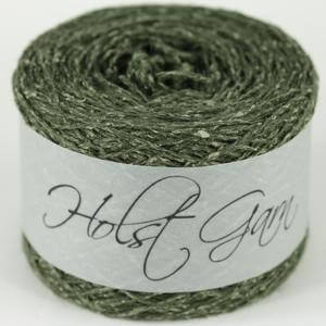 Holst Garn | Tides Yarn | Wool Silk Tweed Blend, Colour: Forrest, Tweed-effect yarn in wool & silk—Tides is soft, drapey & ideal knitting wool UK for garments, lace & crochet. Blooms beautifully after washing., Knit With Me