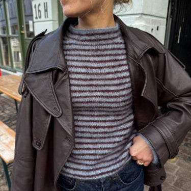 Frankie Blouse | PetiteKnit | Printed Pattern in option at Knit With Me yarn shop