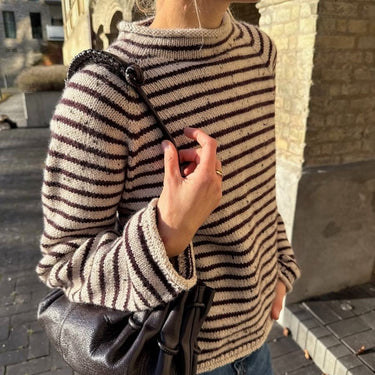 Frankie Sweater | PetiteKnit | Printed Pattern in option at Knit With Me yarn shop