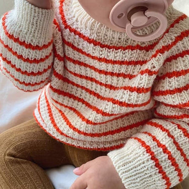 Friday Sweater Baby | PetiteKnit | Printed Pattern in option at Knit With Me yarn shop