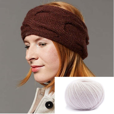 Ilma Kit with Lamana Como Grande, Color: 62 Rose Quartz, This ear warmer, by the designers at Lamana, is just gorgeous! It is a super quick knit, so a great quick knit gift, or perfect if in need of a finished object quick hit! It's knitted back and forth