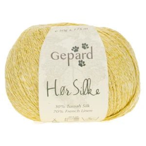HørSilke by Gepard in 117 Lemon colour, at Knit With Me yarn shop