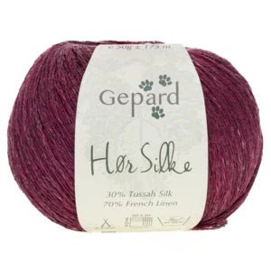 HørSilke by Gepard in 470 Burgundy colour, at Knit With Me yarn shop