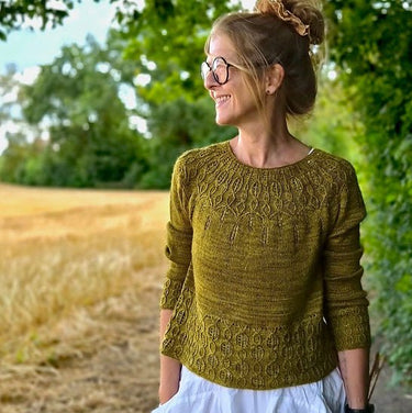 Hope Sweater Kit | Elenor Mortensen + Ainsworth & Prin in option at Knit With Me yarn shop