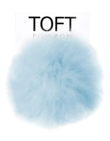 TOFT Alpaca Pom Pom | Interchangeable & Ethical Luxury, Color: Hyacinth, Swap your look in seconds with TOFT’s bright, ethical alpaca pom poms. Each snap-on pom is cruelty-free and crafted from naturally sourced fur., Knit With Me