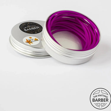 Knitting Barber | Stitch Holder Cords | No Hassle Try-On, Color: Mauve, Keep stitches secure while trying on your knits! Knitting Barber cords attach to your needle tips and hold stitches safely—ideal for sleeves and sweaters., Knit With Me