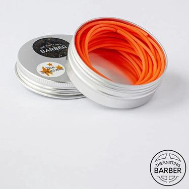 Knitting Barber | Stitch Holder Cords | No Hassle Try-On, Color: Orange, Keep stitches secure while trying on your knits! Knitting Barber cords attach to your needle tips and hold stitches safely—ideal for sleeves and sweaters., Knit With Me