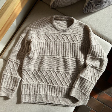 Ingrid Sweater Man | PetiteKnit | Printed Pattern in option at Knit With Me yarn shop