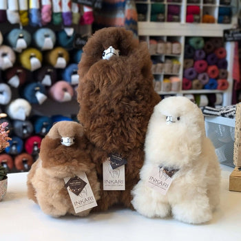 Inkari Stuffed Alpaca Animals, Style: Large 50cm Natural Hazelnut (6), Words cannot do justice to how adorable, and incredibly soft, these stuffed Alpaca Animals are. You really need to have a feel to believe. Our Alpacas come in three sizes, SMall, Mediu