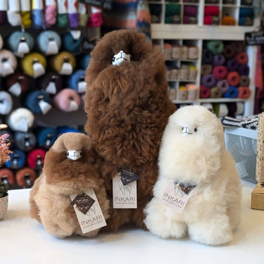 Inkari Stuffed Alpaca Animals, Style: Large 50cm Natural Hazelnut (6), Words cannot do justice to how adorable, and incredibly soft, these stuffed Alpaca Animals are. You really need to have a feel to believe. Our Alpacas come in three sizes, SMall, Mediu