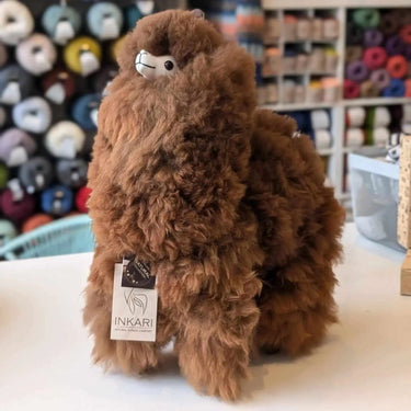 Inkari Stuffed Alpaca Animals, Style: Large 50cm Natural Walnut (4), Words cannot do justice to how adorable, and incredibly soft, these stuffed Alpaca Animals are. You really need to have a feel to believe. Our Alpacas come in three sizes, SMall, Medium