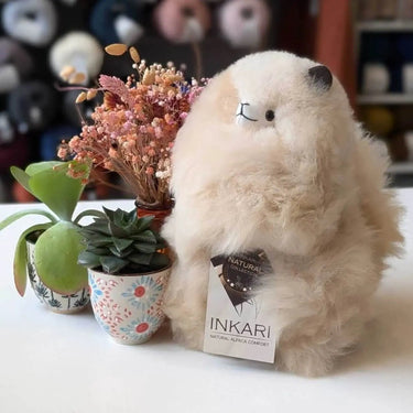 Inkari Stuffed Alpaca Animals, Style: Small 23cm Natural Blond (19), Words cannot do justice to how adorable, and incredibly soft, these stuffed Alpaca Animals are. You really need to have a feel to believe. Our Alpacas come in three sizes, SMall, Medium