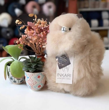 Inkari Stuffed Alpaca Animals, Style: Small 23cm Natural Blond (20), Words cannot do justice to how adorable, and incredibly soft, these stuffed Alpaca Animals are. You really need to have a feel to believe. Our Alpacas come in three sizes, SMall, Medium