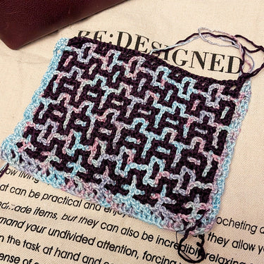 Introduction to Interlocking Crochet Workshop with Sophia in Saturday 18th July 2026 - 10am to 2pm option at Knit With Me yarn shop
