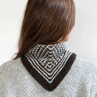 Biches & Bûches | Isla Shawl Kit | Le Petit Lambswool, Kit Name: Knit With Me, Knit the Isla Shawl with Le Petit Lambswool. This fun kit makes 2–3 kerchiefs & includes yarn + pattern—perfect UK knitting gift project., Knit With Me