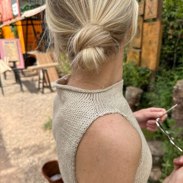 Ivy Top | PetiteKnit | Printed Pattern in option at Knit With Me yarn shop