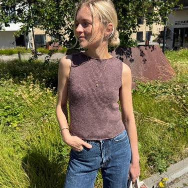 Ivy Top | PetiteKnit | Printed Pattern in option at Knit With Me yarn shop
