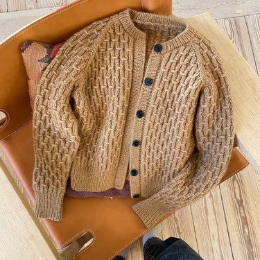 Jenny Jacket | PetiteKnit | Printed Pattern in option at Knit With Me yarn shop