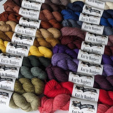 John Arbon | Knit By Numbers | British Yarn, Colour: Teal 92, This base has lustre and drape, but still packed with crisp stitch definition and soft enough to wear next to the skin. With an innovative colour palette providing the precise shade. Each colou