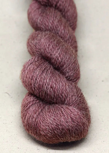 John Arbon | Knit By Numbers | British Yarn, Colour: Burgandy 77, This base has lustre and drape, but still packed with crisp stitch definition and soft enough to wear next to the skin. With an innovative colour palette providing the precise shade. Each c