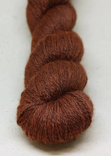 John Arbon | Knit By Numbers | British Yarn, Colour: Copper 116, This base has lustre and drape, but still packed with crisp stitch definition and soft enough to wear next to the skin. With an innovative colour palette providing the precise shade. Each co