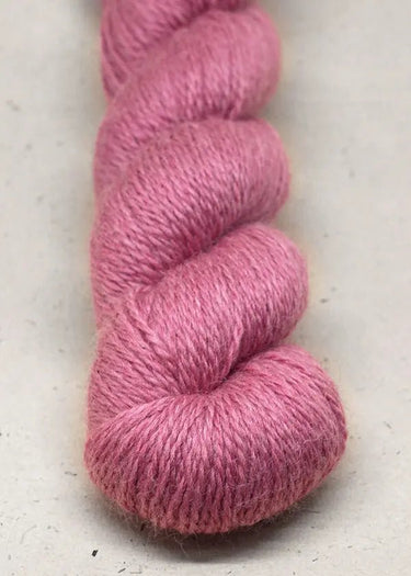 John Arbon | Knit By Numbers | British Yarn, Colour: Pink 65, This base has lustre and drape, but still packed with crisp stitch definition and soft enough to wear next to the skin. With an innovative colour palette providing the precise shade. Each colou