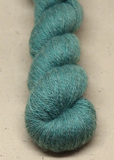 John Arbon | Knit By Numbers | British Yarn, Colour: Teal 95, This base has lustre and drape, but still packed with crisp stitch definition and soft enough to wear next to the skin. With an innovative colour palette providing the precise shade. Each colou