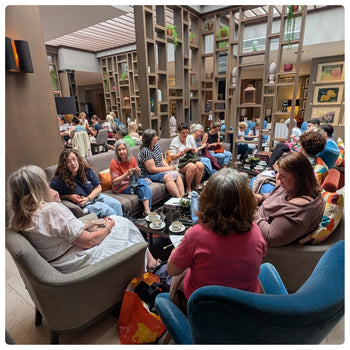 Knit & Natter | Knit Social @ The Clayton Hotel, Chiswick in Sunday 28th June 2026 10am - 12pm option at Knit With Me yarn shop
